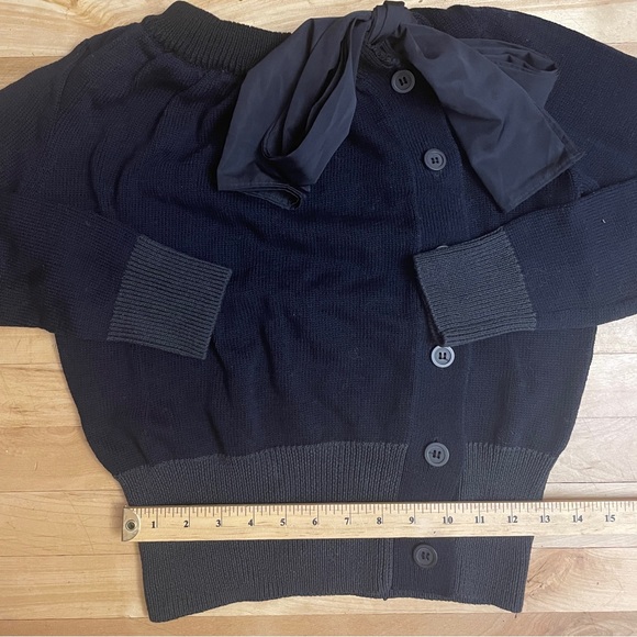 COS Bow-Detailed Navy Blue Knit Cardigan - Sz XS - Picture 16 of 16